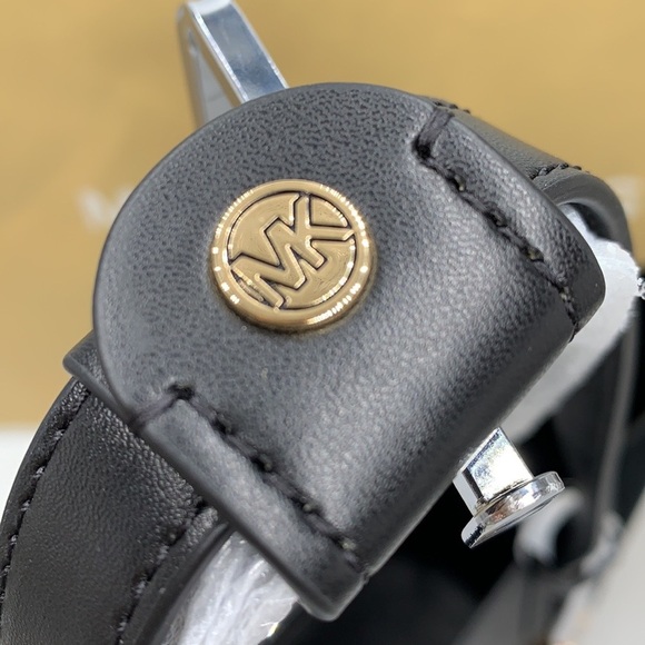 MICHAEL KORS PORTIA LARGE TOTE BLACK COLOR Pebbled leather/ suede - Picture 9 of 14